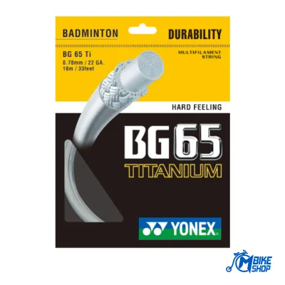 Žica YONEX Badminton Nylon String 65 White 10m